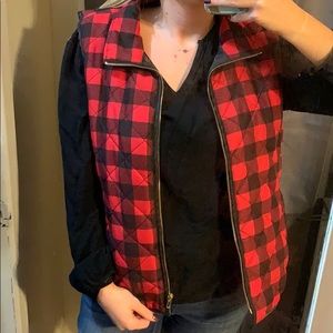 Plaid Vest